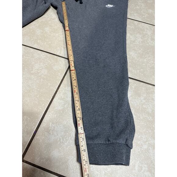 Nike Sweatpant Men Jogger XL Grey Fleece Drawstring Active Y2K Athleisure Lounge - Picture 6 of 12